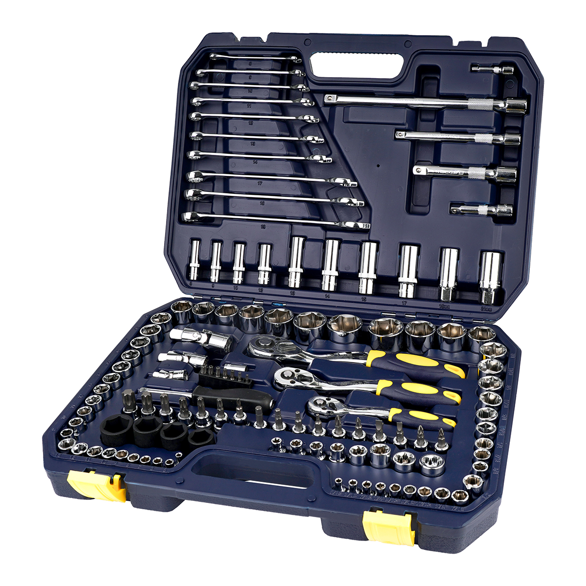 120 件公英制套筒旋具组套工具