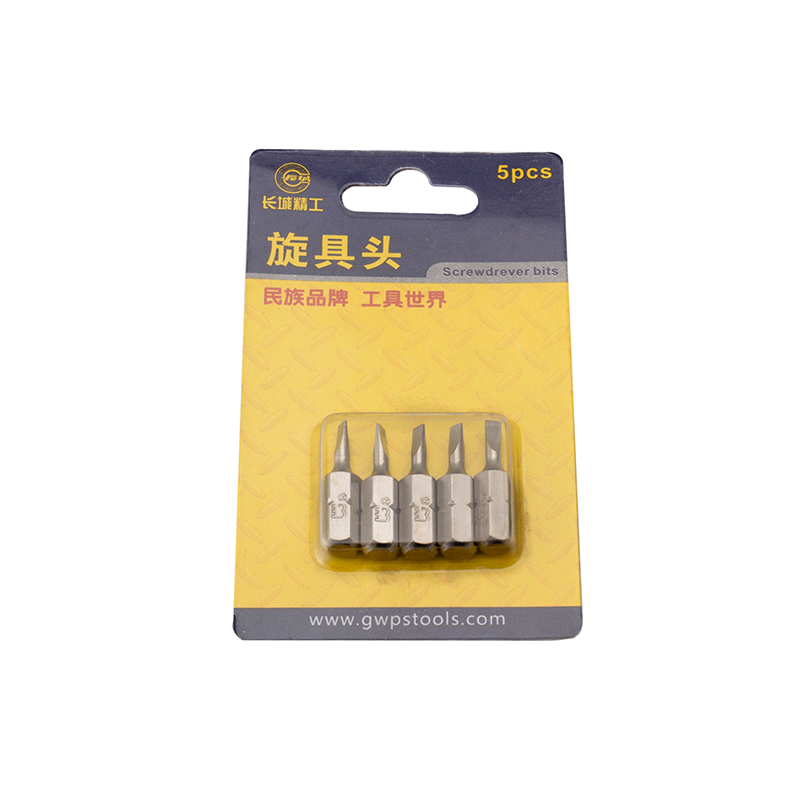 6.3mm 系列25mm 长 一字旋具头